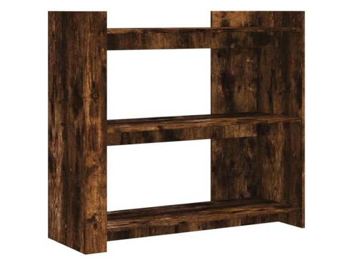 LMTYOENFG Konsolentisch Räuchereiche 100x35x90 cm Holzwerkstoff Flurtisch Eleganter Beistelltisch für Flur und Wohnzimmer: Bietet viel Ablagefläche für Dekoration, Pflanzen und Bücher.
