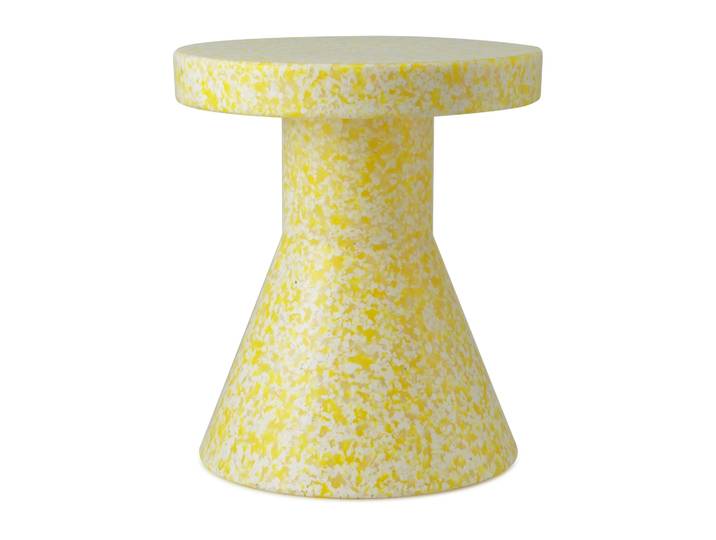 Normann Copenhagen Bit Cone runder Hocker Gelb, Ø36x42 cm