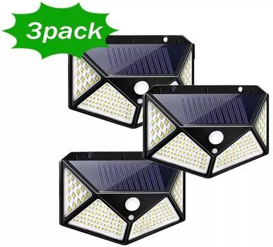 All Categories Goods Outdoor Security Lamp With Solar Power LEDS, PIR Motion Sensor Light For Garden Wall 3 pc