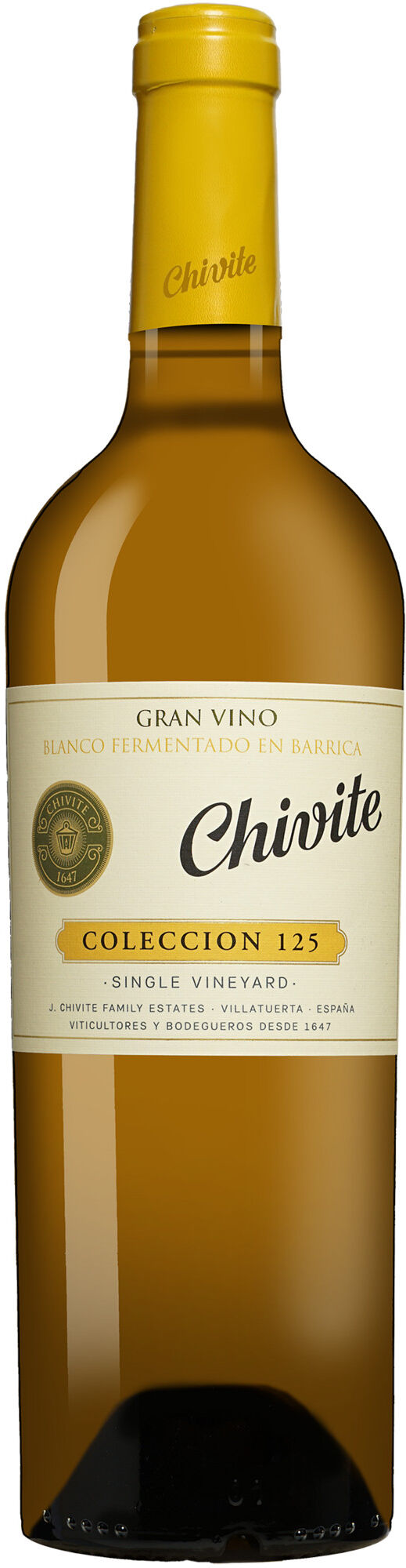 Julián Chivite »Colección 125« Chardonnay 2023 14% Vol. Weißwein Trocken aus Spanien