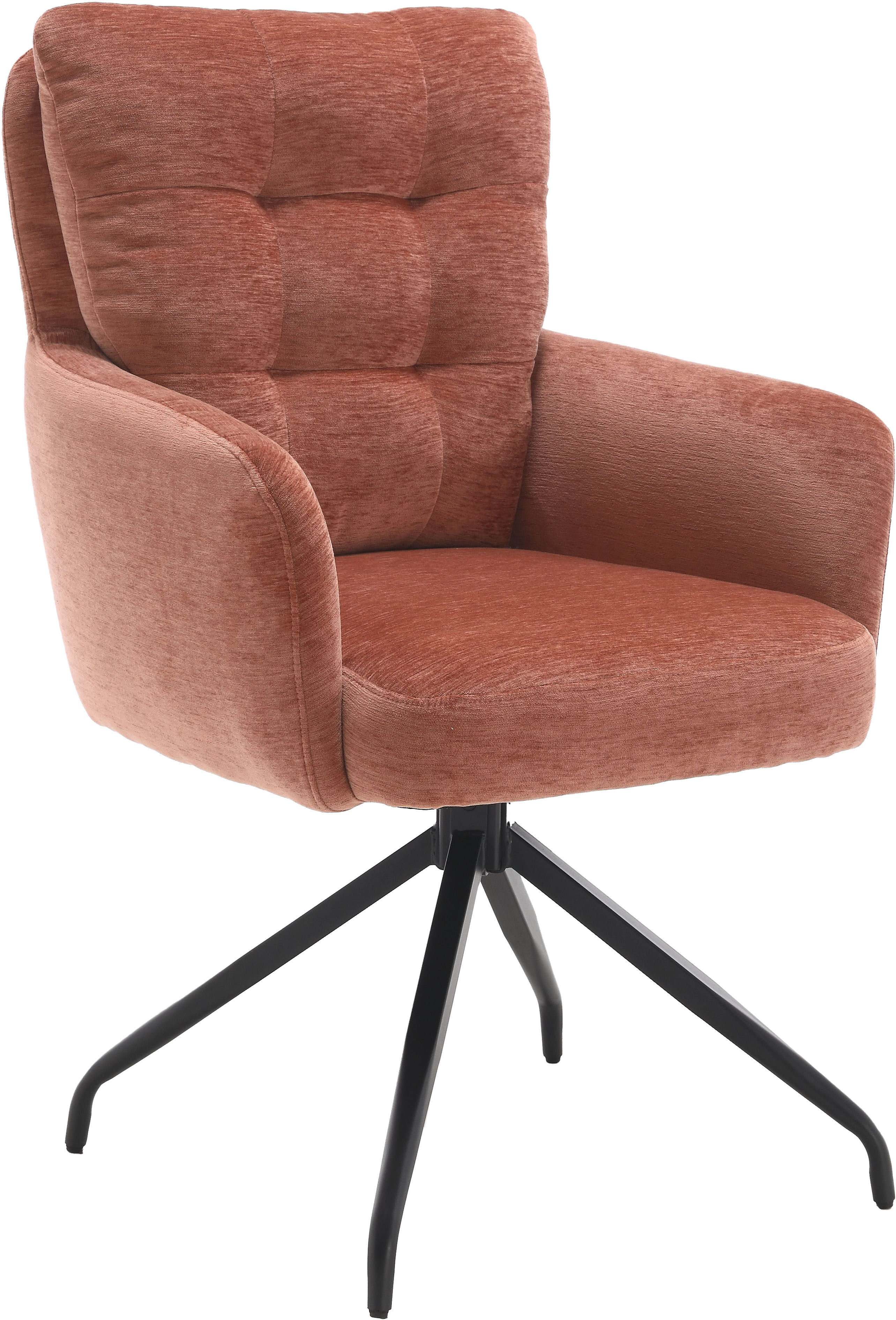 Esszimmerstuhl HOME AFFAIRE "Sant Tropez", braun (cooper, schwarz, cooper), B:60cm H:92cm T:67cm, Stühle, Esszimmerstuhl cooper, schwarz, cooper B/H/T: 60cm x 92cm x 67cm, 2 Stk., uni, 2er Set