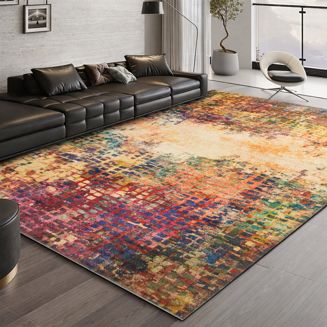 MOONLIGHT BEDDING Vintage Oriental Area Rug – Living Room Large Rug for Cozy and Stylish Space Vibrant Rectangle 200 x 290 cm