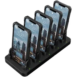 UAG Workflow 5-fach-Ladegerät für Workflow Cases, Schwarz, WF0000054040Bulk, Wireless Charger, Schwarz