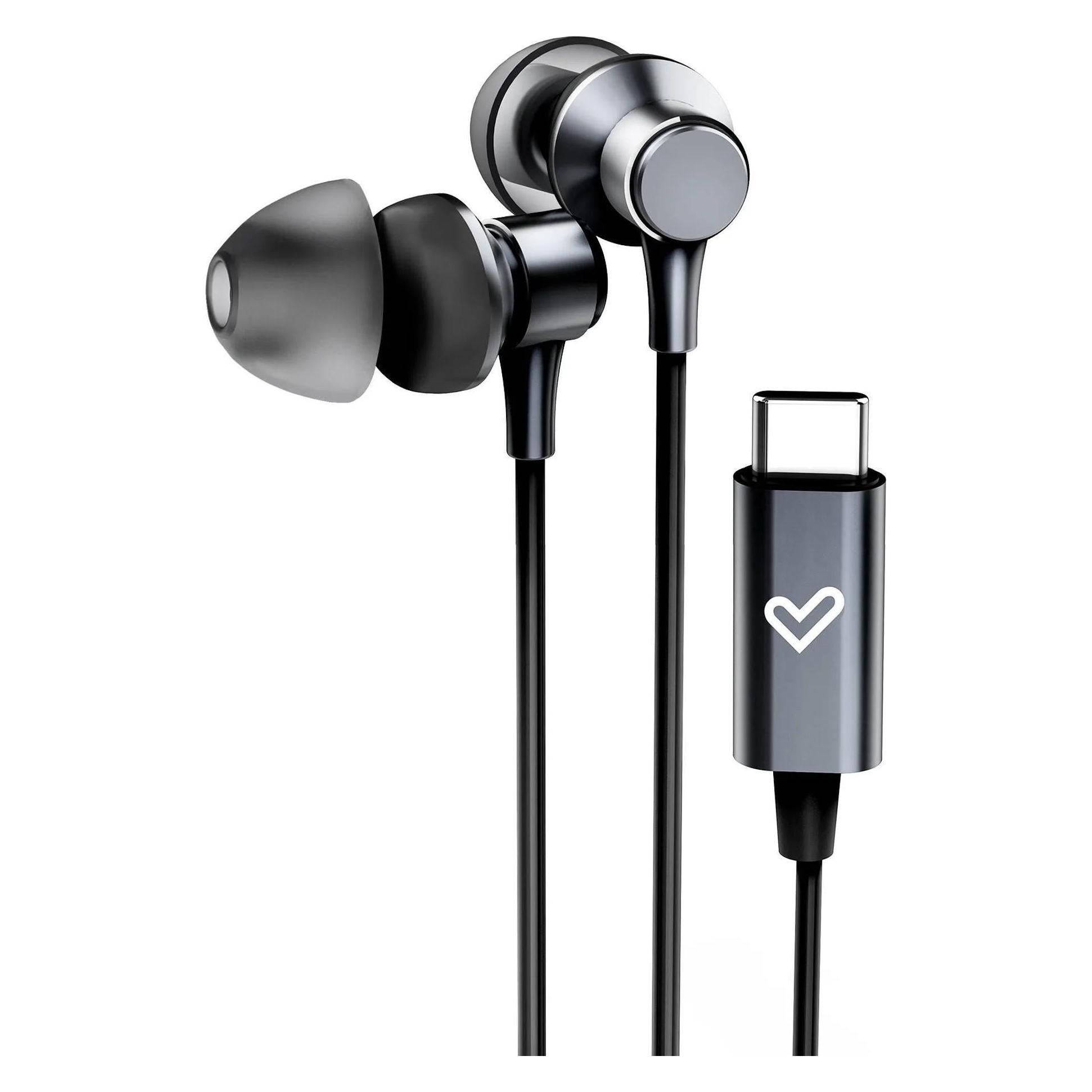 Energy Sistem Type C Earphones Metallized Dark Grey Type C Connection Microphone Volume Control (Kabelgebunden) (456741)