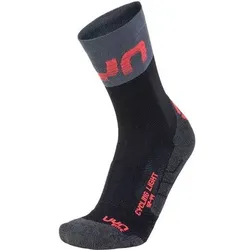 UYN SOCKS BIKING, Größe 36-38 in Schwarz Schwarz