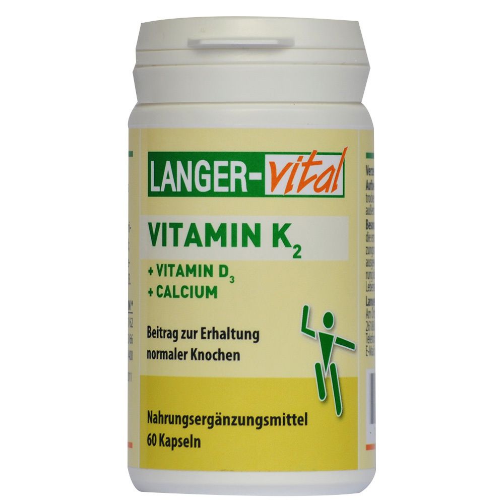 Vitamin K2+D3+Calcium Kapseln 60 St