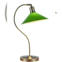 MARKSLÖJD Vela Tischlampe 1L Antik / Grün
