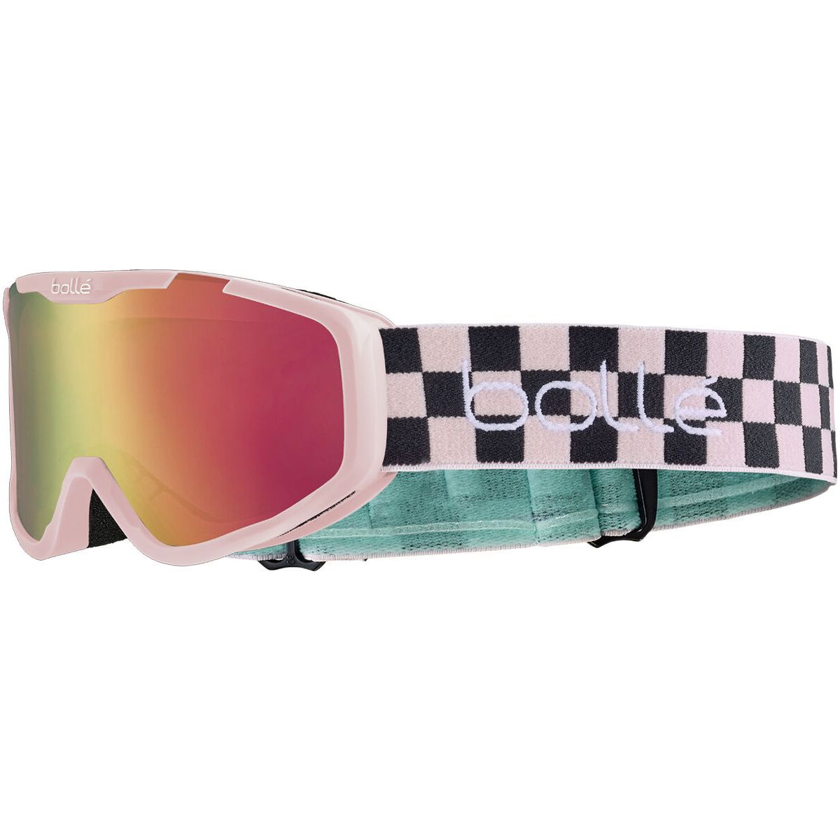 Bollé Rocket Plus pink checkerboard - rose gold cat 2 (8011) onesize BO-BG108011