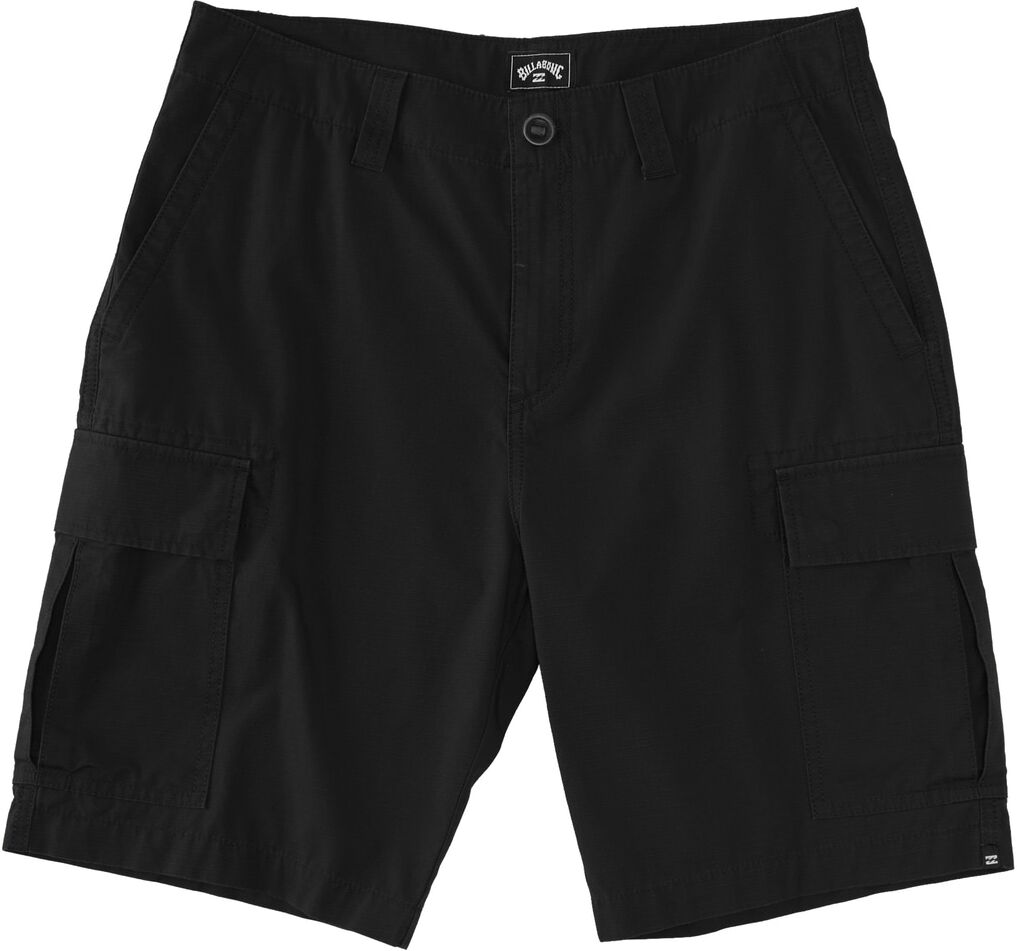 Cargoshorts BILLABONG "Combat", Herren, Gr. 32(M), Normalgrössen, grau (char), Obermaterial:100% Baumwolle., Hosen Cargoshorts char 32(M), Normalgrössen