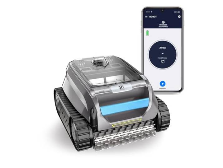 Zodiac Freedom OF42 IQ. Robot Nettoyeur de Fond sans Câble. Piscines jusqu'à 50m²