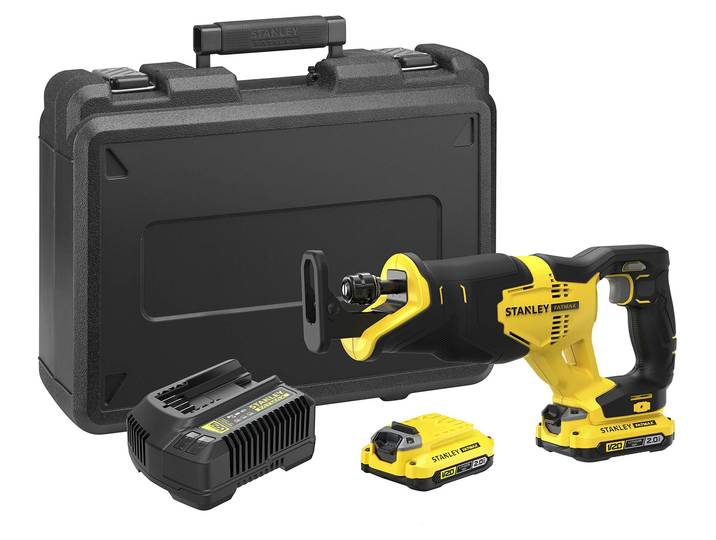 V20 Scie Sabre Lithium - Lithium 18V - 2 Batteries 2Ah STANLEY FATMAX - SFMCS300D2K-QW