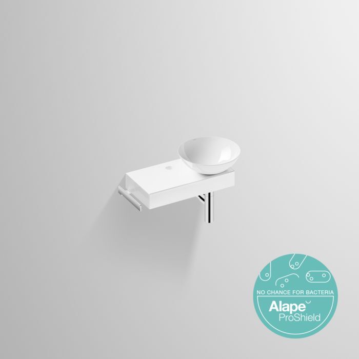 Alape Piccolo Novo 2 Waschplatz WP.PN2 5257000000, Weiß