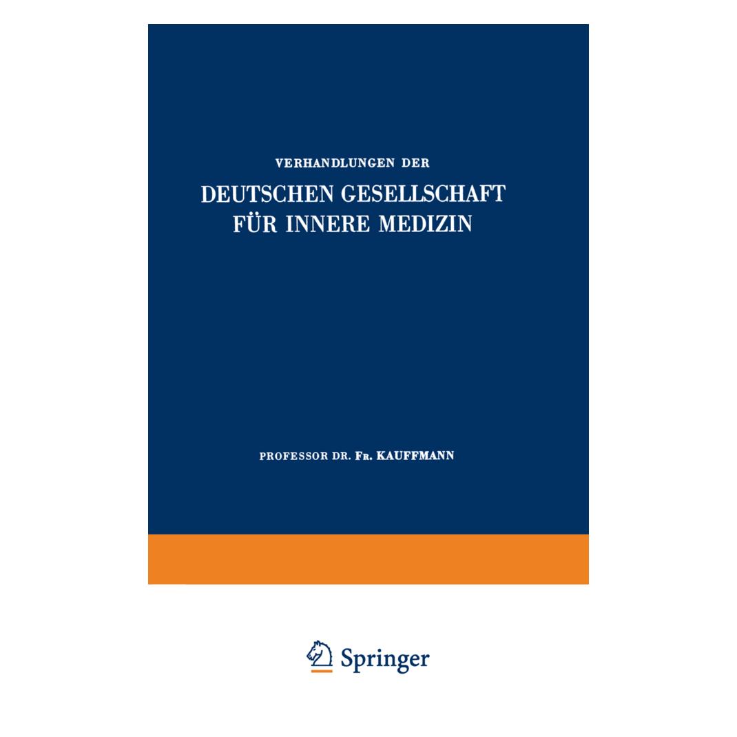 Springer Einundsechzigster Kongress (Deutsch, Softcover, Fr Kauffmann) (55558156)