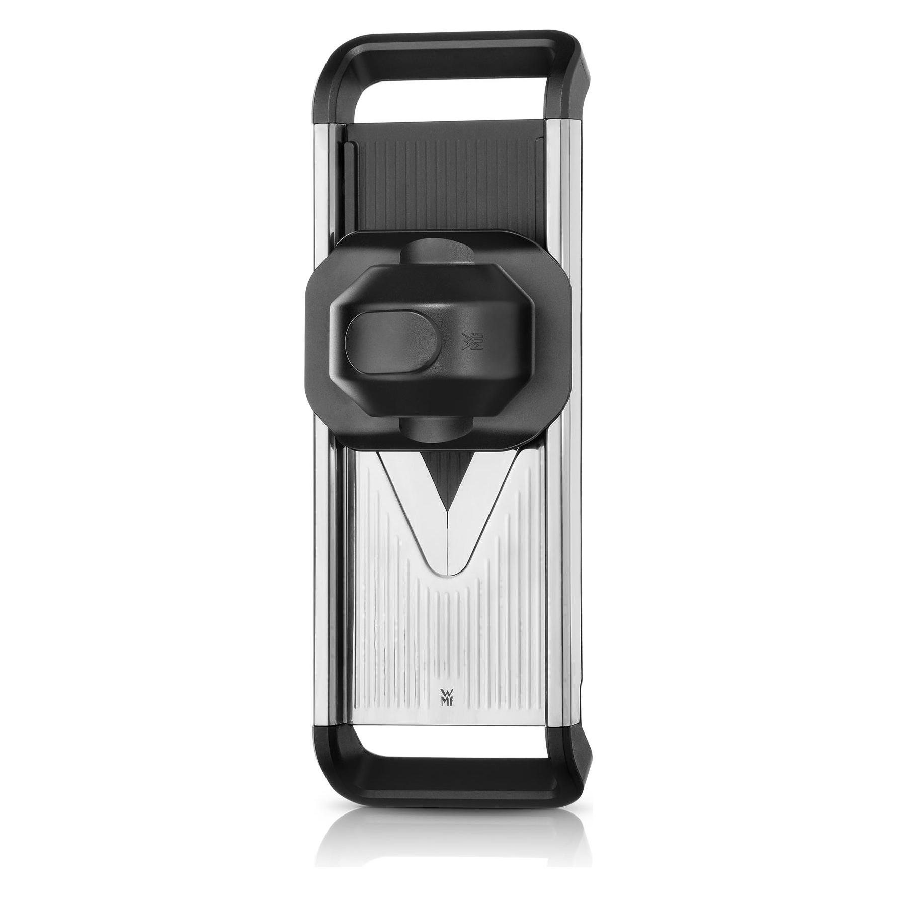 WMF Gemüsehobel Fingerschutz 37x12,5cm Top Tools Edelstahl Box für Einsätze (06.8610.6040)