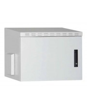 DIGITUS Mount cabinet wall mountable Grau RAL 7035 Pulverbeschichtung 9HE 19" (DN-19 09U-6/6-I-OD)