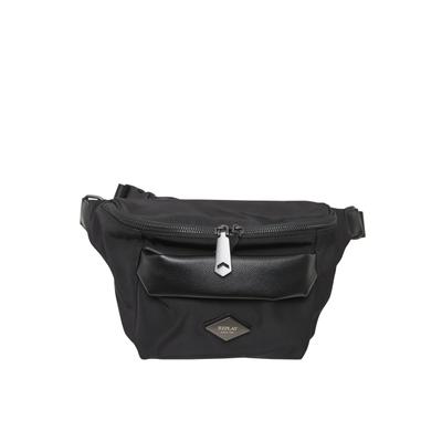 Bauchtasche REPLAY "Replay Tasche FP", Herren, Gr. onesize, schwarz, Polyurethan (PU), unifarben, Taschen