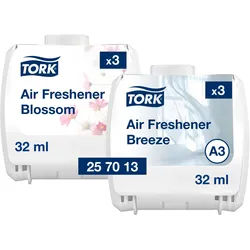 Tork kontinuierlicher Lufterfrischer im Mix Pack A3, Geruchsneutralisierer, je 3...