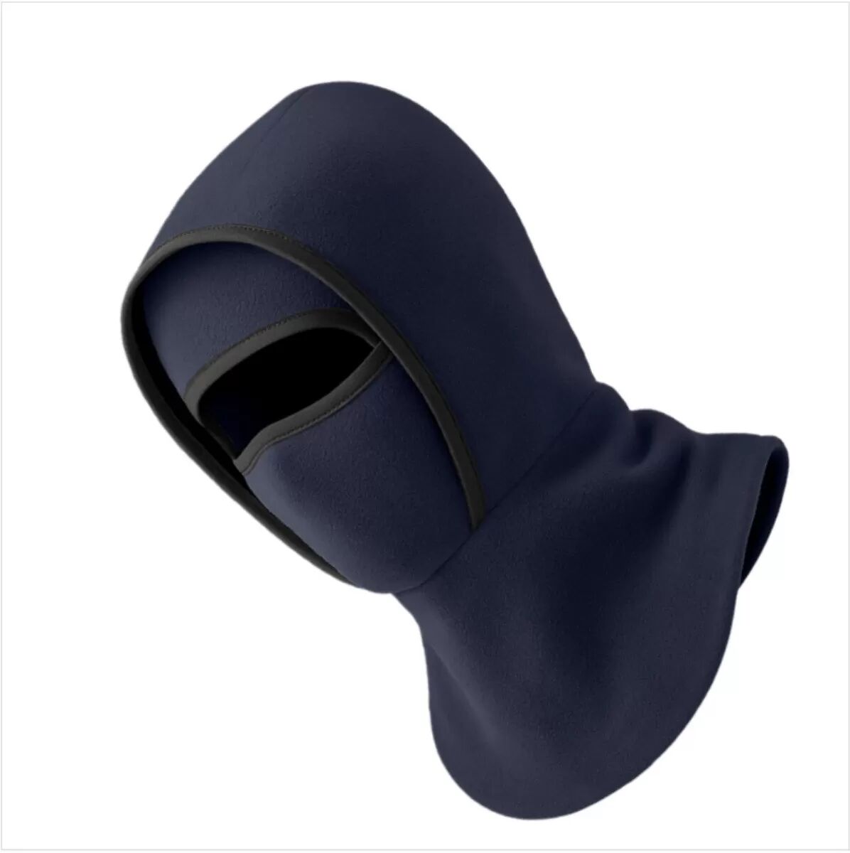 INF 4-in-1 Fleece Winter Warme Gesichtsmaske, Winddichte Thermische Sturmhaube Dunkelblau