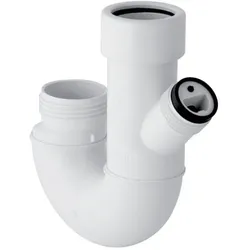 Geberit Doppelkammergeruchsverschluss 252053111 Ø 40 mm, für Geräteanschluss, Kunststoff, weiß