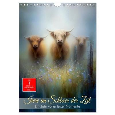 Tiere im Schleier der Zeit (Wandkalender 2027 DIN A4 hoch), CALVENDO Monatskalender