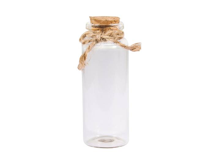 Rayher Glasgefäss mit Korkdeckel ⌀ 3 × 7.5 cm 35 ml