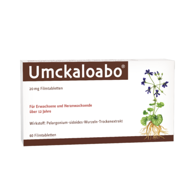 Dr.Willmar Schwabe GmbH & Co.KG UMCKALOABO 20 mg Filmtabletten 60 St 00148843