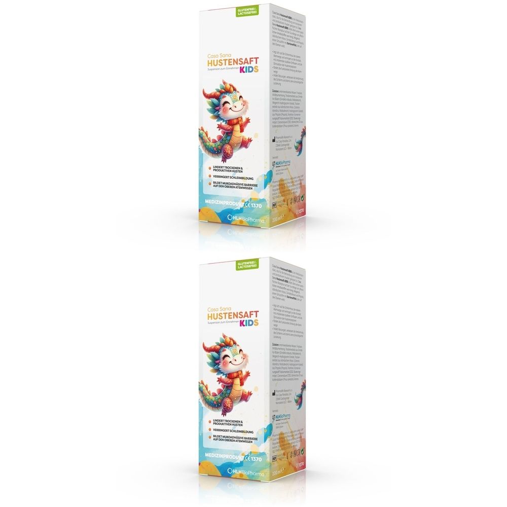 Casa Sana Husensaft Kids x2 2x200 ml Suspension zum Einnehmen