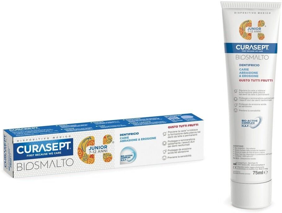 Curasept Biosmalto dentifricio junior 75ml