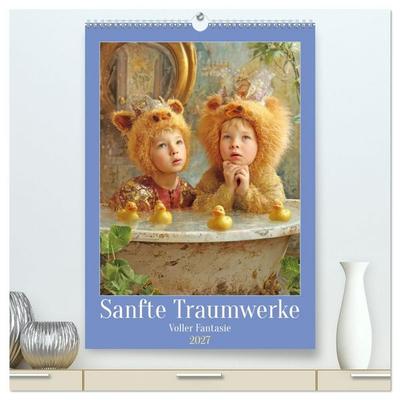 Sanfte Traumwerke - Voller Fantasie (hochwertiger Premium Wandkalender 2027 DIN A2 hoch), Kunstdruck in Hochglanz