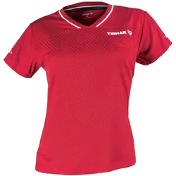 Tibhar, Damen, Sportshirt, Osmium (XXL), Rot