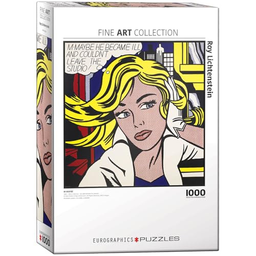 EuroGraphics M-Maybe by Roy Lichtenstein Square Wanddecoratie