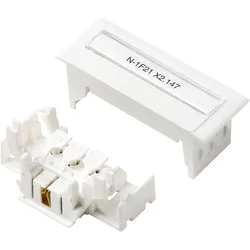 Schneider Electric 5940050 Adapter m Anschlussblock max 3x2,5qmm Abdeck+Schrift Steckkle RAL9016 TYP:CYB-AD