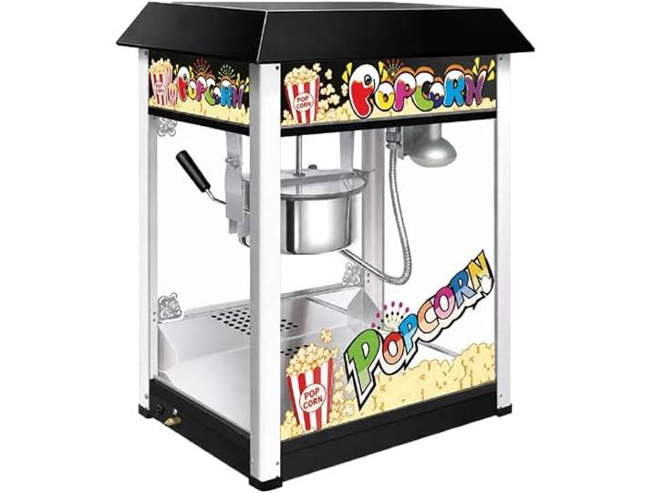 Machine à Pop-Corn Professionnelle Noire - 1440 W