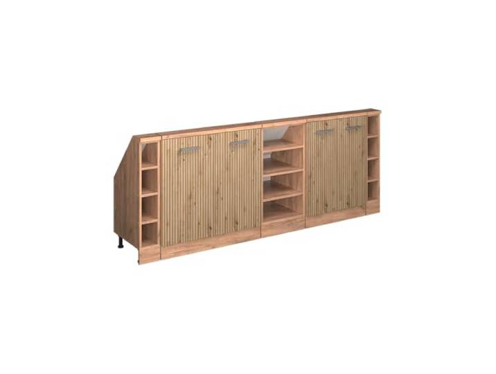 Vicco Küchenschrank für Dachschrägen R-Line, Artisan-Eiche, 210 cm