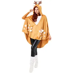 buttinette Poncho "Reh", braun