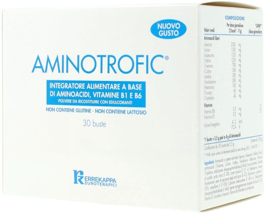 ERREKAPPA EUROTERAPICI SpA Aminotrofic 30 Bustine, integratore alimentare