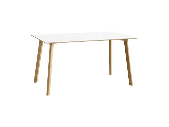 HAY CPH210 Deux 2.0 Tisch 75x140 cm Pearl white-lackierte Eiche