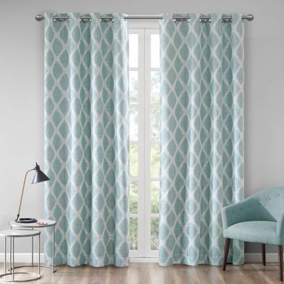 SunSmart Blakesly Printed Ikat Blackout Curtain Panel