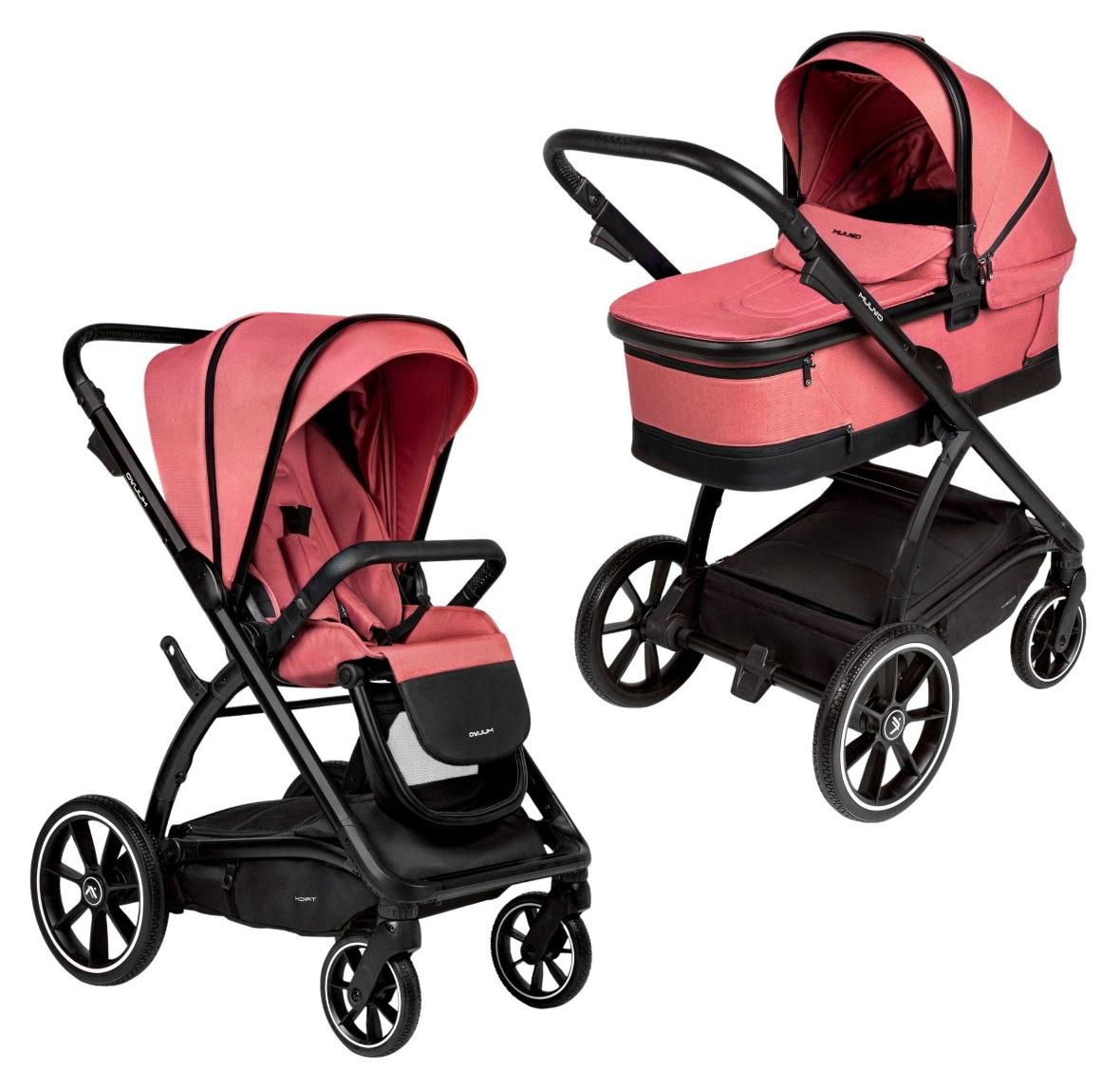 Muuvo Trick 2in1 Kombi Kinderwagen SET Pure Pink