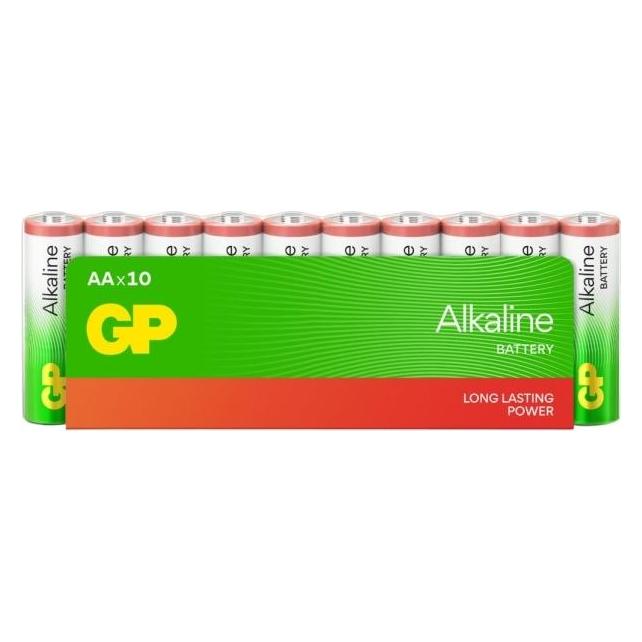 GP Batteries Alkalická baterie GP Alkaline AA (LR6), 10 ks (10 Stk., AA) (1000031913)