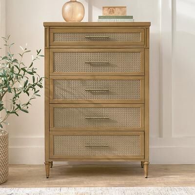 Bodhi Tall Dresser - Warm Natural - Grandin Road