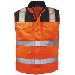 Elysee, Warnweste, Bekleidung Warnschutzweste Mirko orange/schwarz (S)