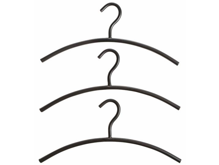 Kleiderbügel, schwarz, B:42cm H:18cm, Metall, HOFMANN LIVING AND MORE, Kleiderbügel, Kleiderbügel