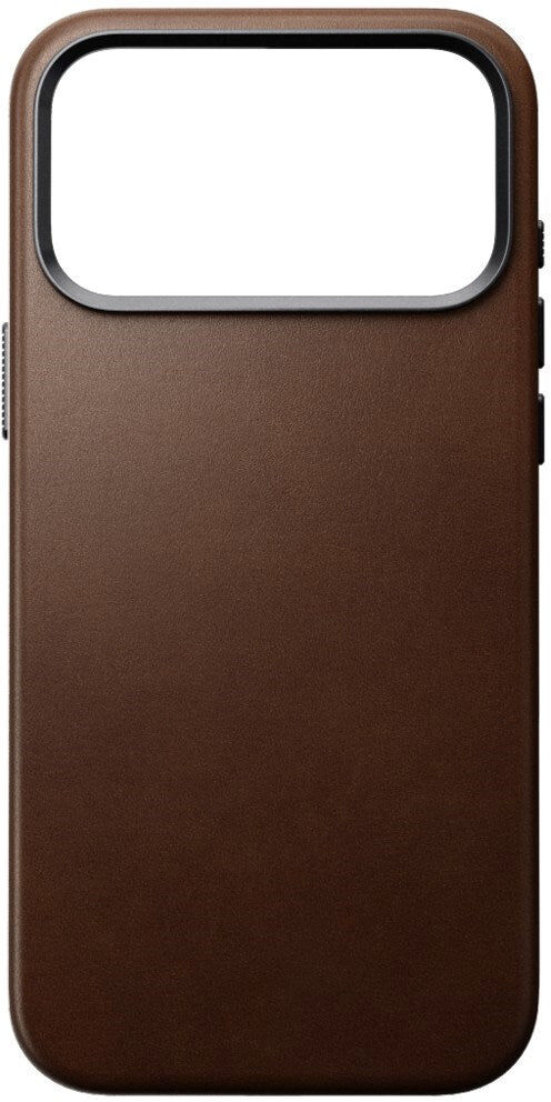 iPhone 18 Pro / 17 Pro Nomad Traditional Leather Bagside Cover - MagSafe Kompatibel - Brown