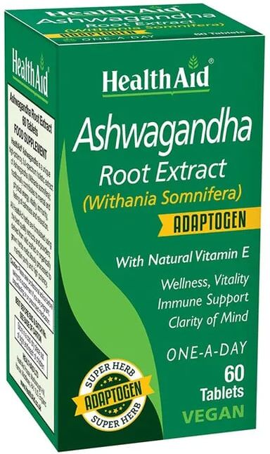Health Aid Ashwagandha 60 Tabs