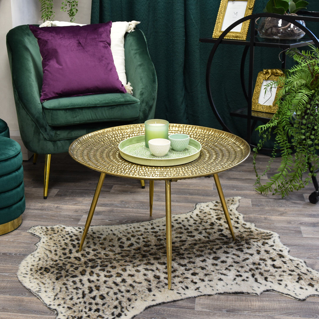 Fairmont Park Coffee Table Gold 44cm H X 71cm W X 71cm D