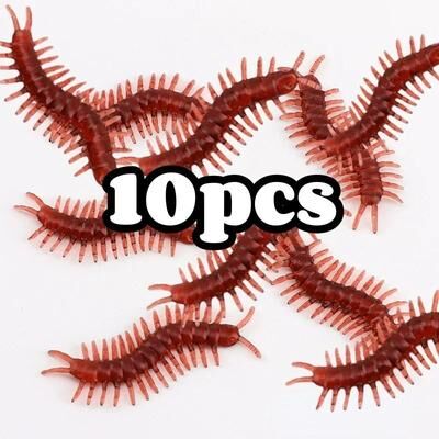 Inspired Finds 50 Piece Realistic Fake Cockroach Prank Toys Lifelike Plastic Insects For Halloween, Parties & Practical Jokes centipede 10pcs