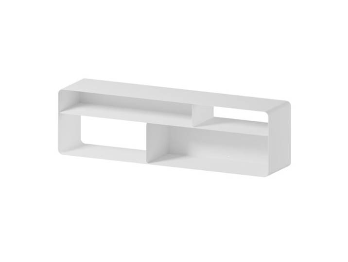 Metallbude Tavir Lowboard aus Metall - in verschiedenen Farben - Metall weiß pulverbeschichtet Industrial, Modern, Zeitlos