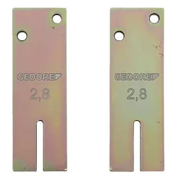 GEDORE KL-0120-812 Adapter-Satz, 2,8 mm