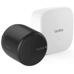 Tedee, Zutrittskontrolle, Set GO 2 Aluminium mit Bridge (Smartphone)